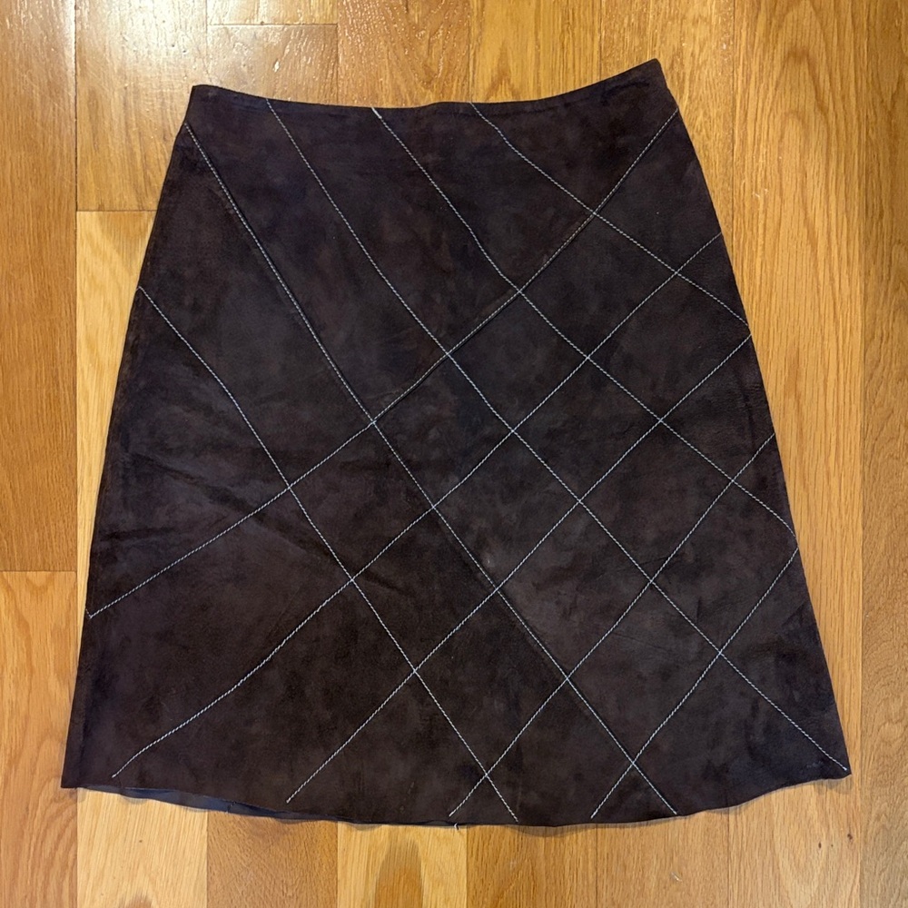 Vintage Leather Skirt